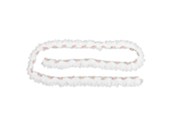 Cinta De Encaje Blanca Con Flores 3d Y Bordado De Pedrería, Accesorios Para Vestidos, 5,5 Cm