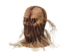 Máscara de terror para Halloween, disfraz de espantapájaros
