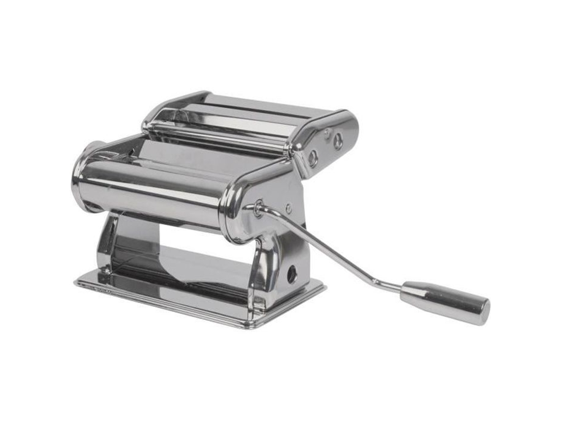 Máquina de macarrão EQUINOX cinza + alça preta + instruções de uso
