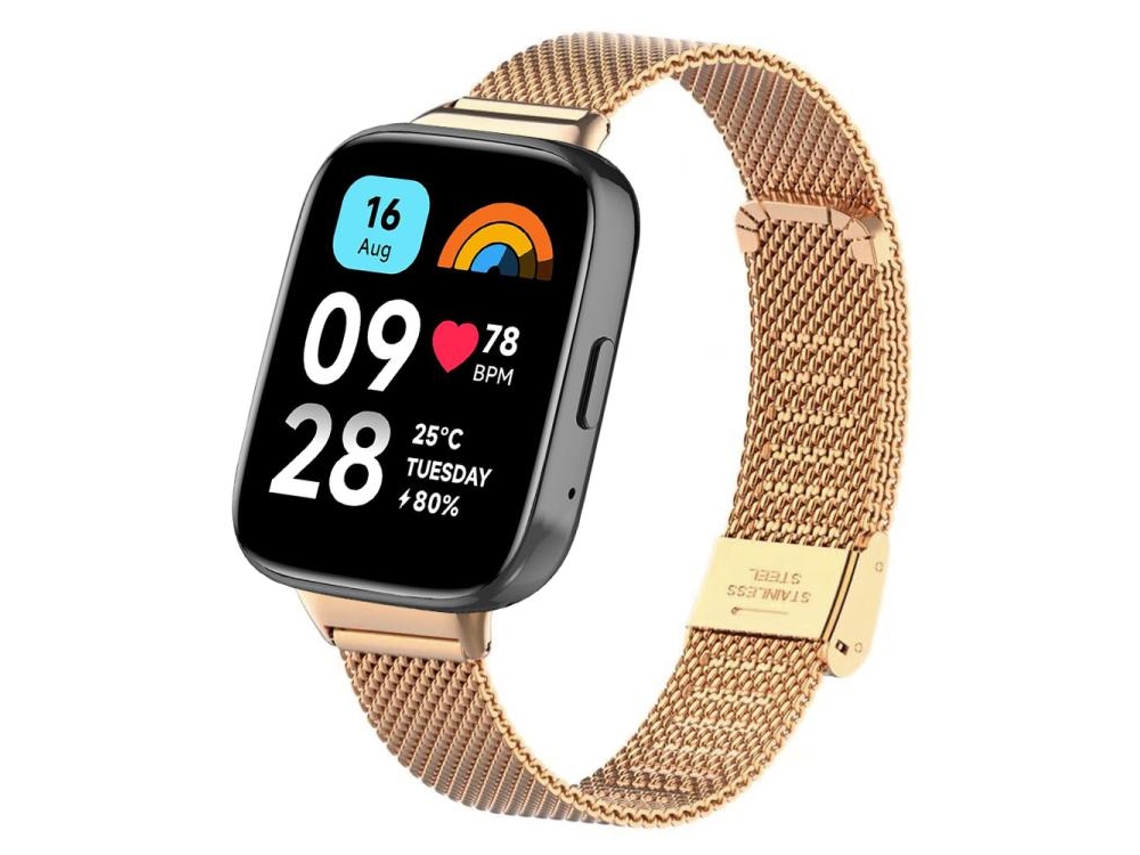 Pulsera para Xiaomi Redmi Watch 3 - Milan Metal - Hebilla integrada y relieve (20 mm)