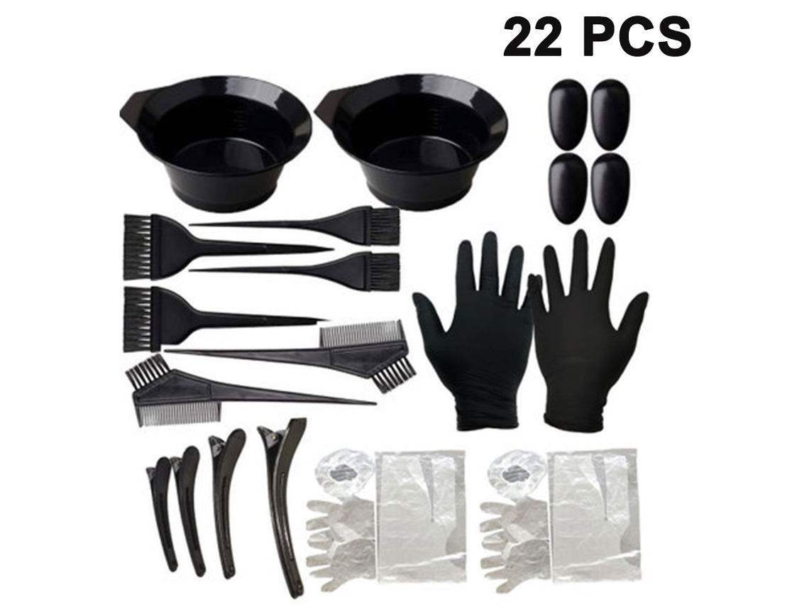 RNEMITERY Kit de peinado artesanal, herramientas profesionales de coloración capilar para una aplicación fácil y limpia del color.