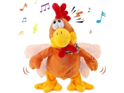 Pollito Eléctrico De Peluche, Gallo Musical Que Camina, Canta Y Saluda.