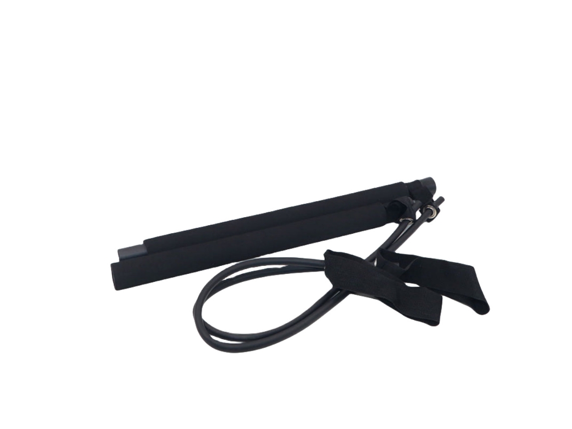 (negro) Barra De Pilates, Barra De Fitness Ajustable, Adecuada Para Entrenamientos En Casa Y Yoga.