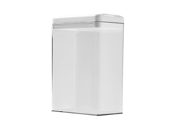 Lata Hermética Transparente De Armazenamento Para Cereais Lanches Frutas Secas Cozinha Pet
