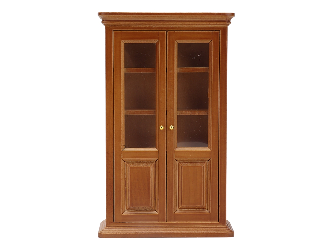 Librería vertical en miniatura para casa de muñecas, muebles 1:12, accesorios decorativos