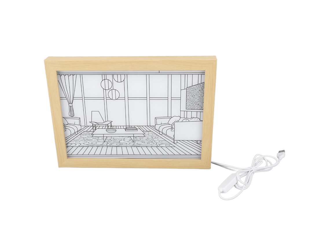 2026-lámpara De Pintura Decorativa Led Con Usb Estilo Anime Japonés Playa Simula Sol Para Dormitorio Sala Oficina
