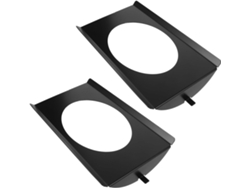 Adaptadores De Anillos Para Soportes De Altavoces De Coche De 2 Piezas Para Montaje En El Asiento Trasero.