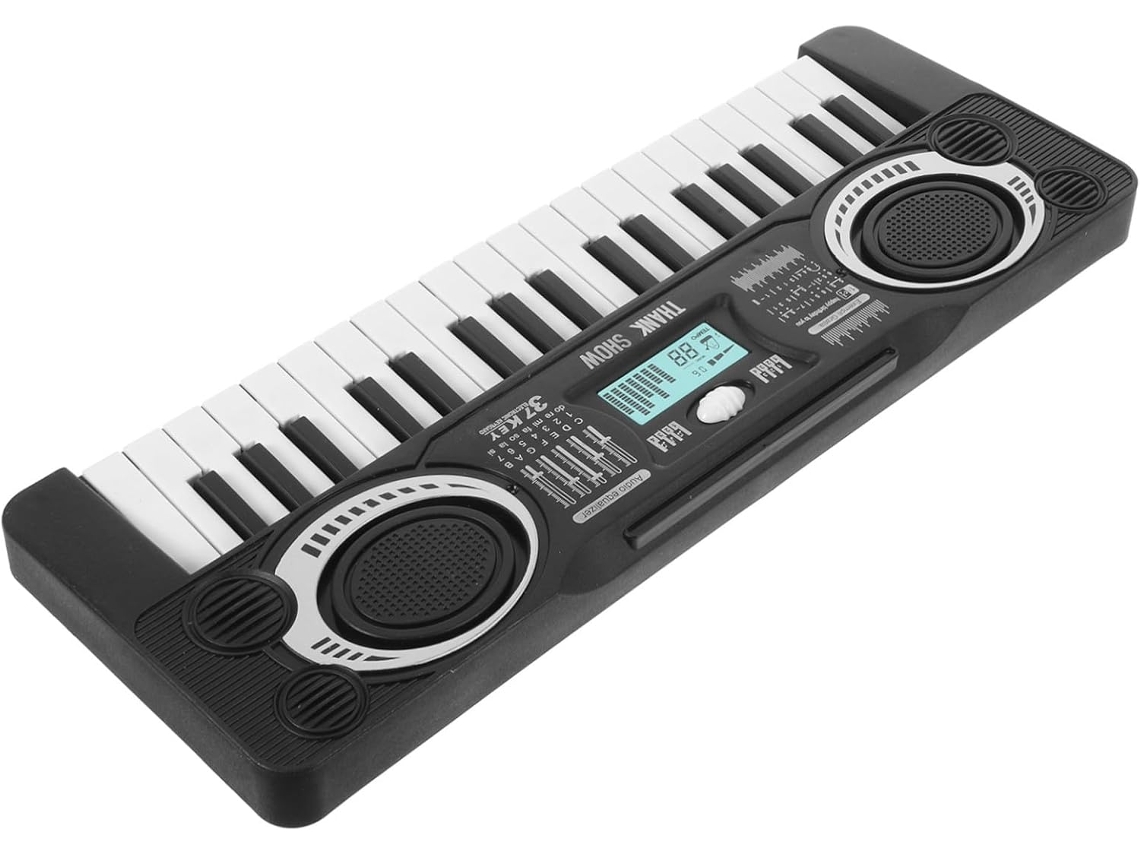 Piano educativo para niños, teclado musical multifuncional.