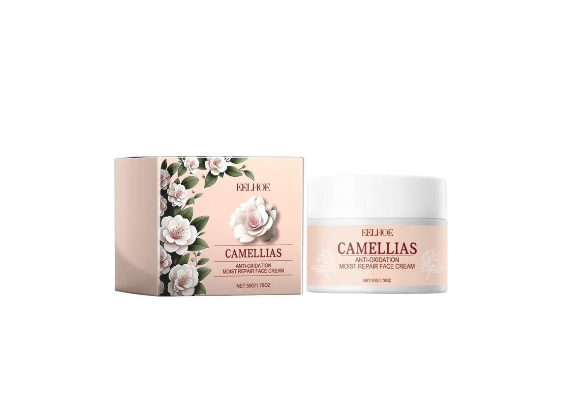 Crema hidratante antioxidante con camelia