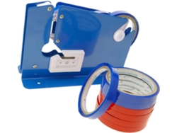 Dispensador De Cinta Adhesiva Resistente De 9 Piezas, Práctico Sellador De Bolsas Para Uso Doméstico.