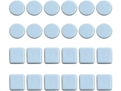 KOFIHETY Sliders para una base de polietileno lisa, proteger la superficie con muebles de PTFE de servicio pesado con almohadillas de movimiento de instalación