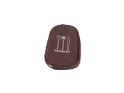 Organizador de utensilios de cocina para camping, vajilla Oxford con bolsa de almacenamiento portátil.