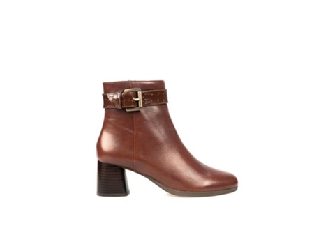 Botines de Mujer GEOX Piel Marrón (36)