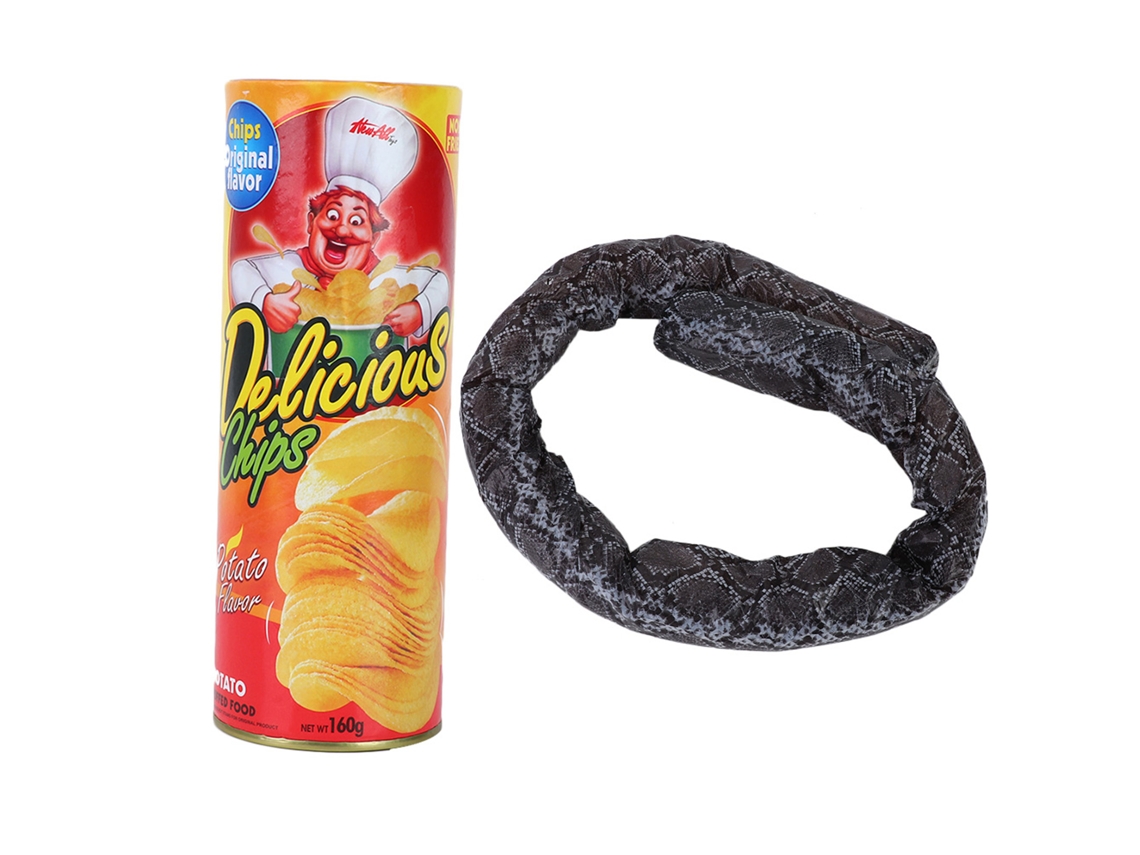 Ats-juguete Truco Mágico De Papa Fritas Serpiente De Resorte Para Bromas Decoración De Fiesta Halloween