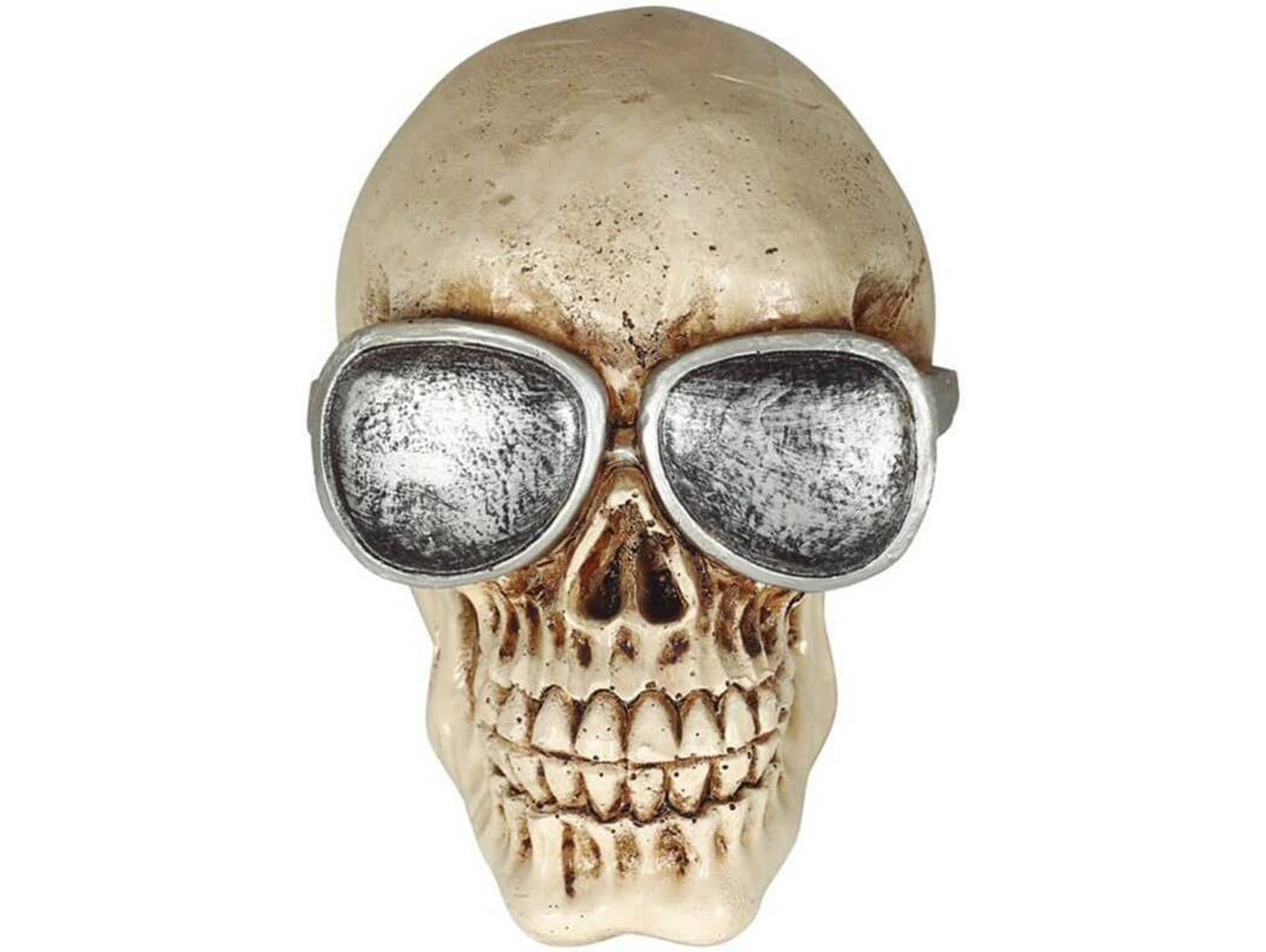 Figura DISFRAZZES Calavera Gafas Resina (11 cm - Halloween)