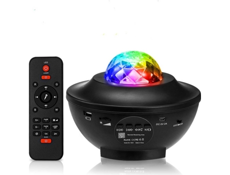 Lámpara de Proyector ELFELAND EL-STL002 (Negro)