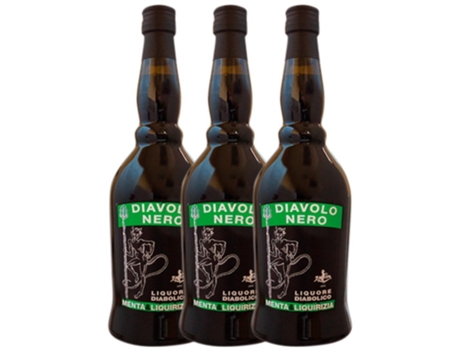 Licor DIAVOLO Diavolo Nero Menta (0.7 L - 3 unidades)