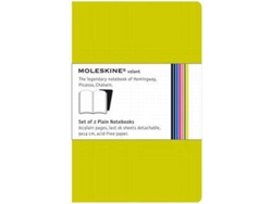 Cuaderno MOLESKINE Volant de Bolsillo Verde Claro (2 unidades - Pautado)