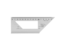 Regla De Ángulo Multifuncional De 45/90 Grados En Aleación De Aluminio Para Carpintería.