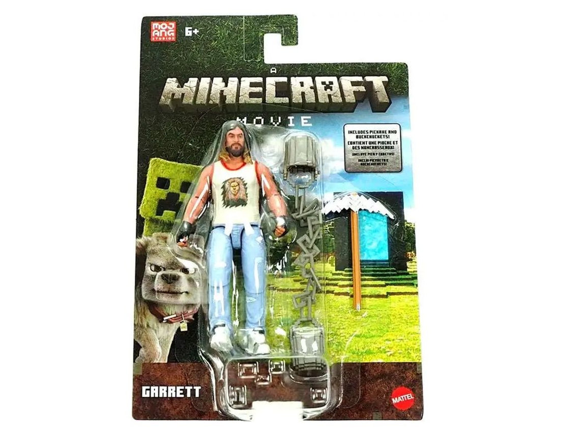Figura de acción de Minecraft de Garrett de Mattel Jfr63 Mattelp25