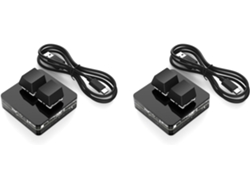 2 Mini Teclados Mecánicos Programables Osu Rgb Personalizables De 2 Teclas Para El Trabajo