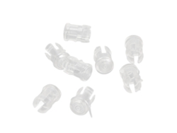 2026horizon-100 Piezas Tapa Protectora Transparente Para Diodo Emisor De Luz Led 3mm Componente Electrónico