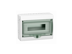 Schneider 13979 | Cofret De Superficie Mini Kaedra Ip65 1x12 Módulos Puerta Transparente 200x267x112