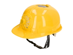 Casco De Seguridad Con Ventilador Solar, Plástico Ventilado, Casco Rígido Amarillo Para Trabajos Al Aire Libre En Verano.