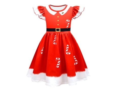 Disfraces de navidad cosplay vestido infantil 120