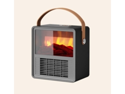 Calefactor Portátil con Ventilador Eléctrico Negro TRUMSEN