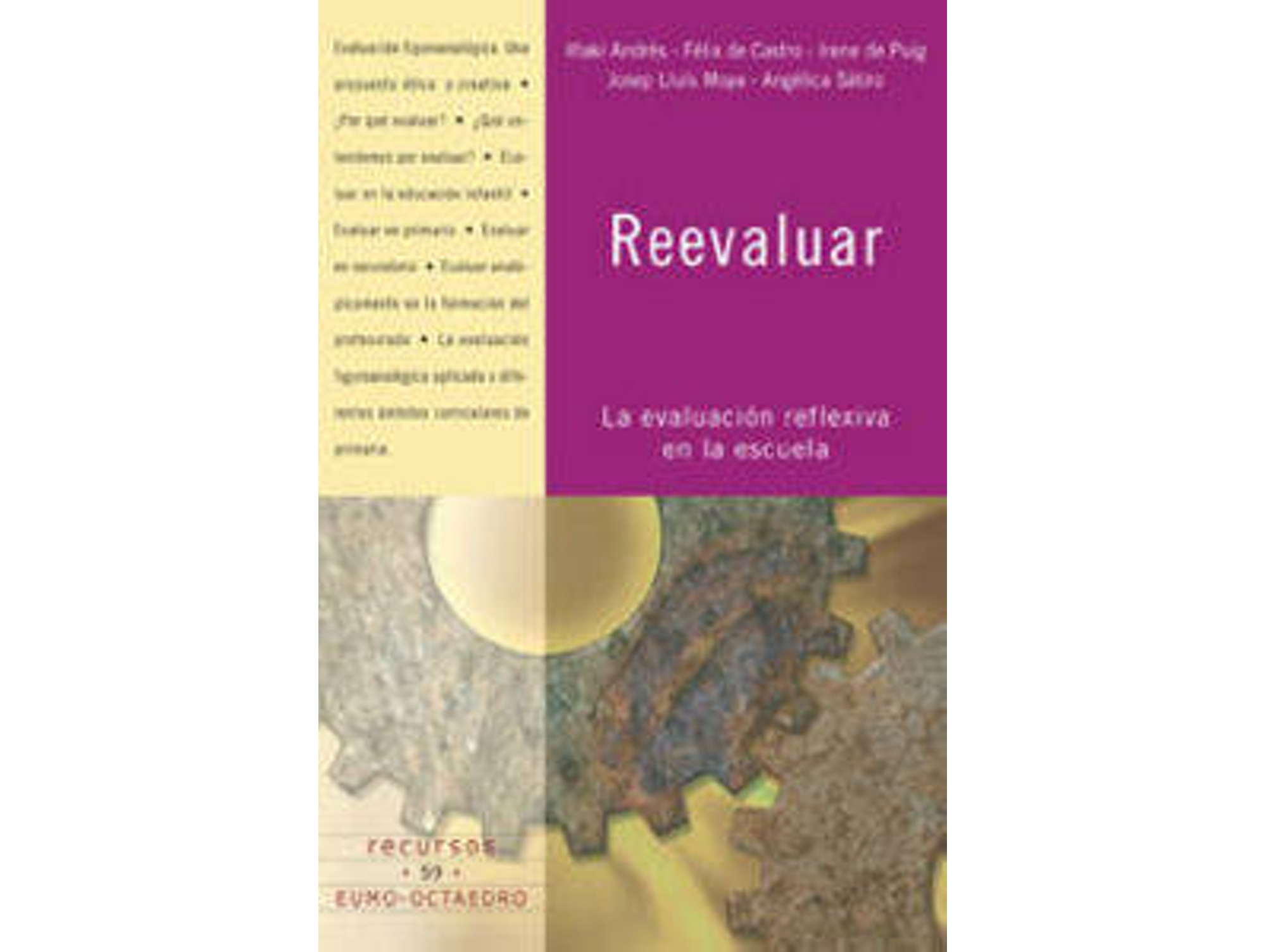 Libro Revaluar: La Evaluacion Reflexiva En La Escuela de Irene De Puig I Olive (Español)