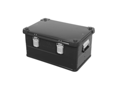 Caja de almacenamiento, diseño con cerradura, gran capacidad, negra, OEM