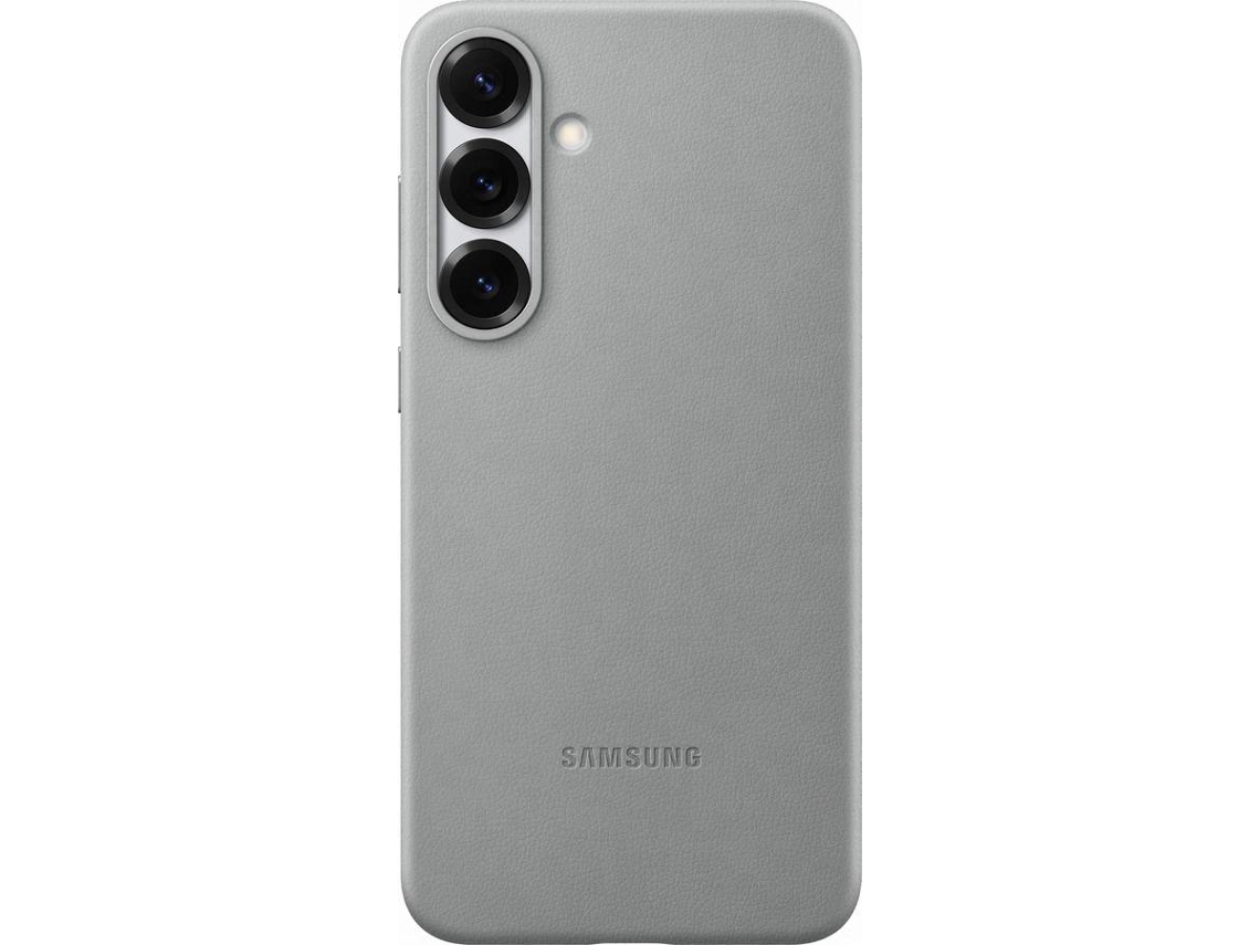 Funda SAMSUNG Galaxy S25 Plus de Piel Vegana (Gris)