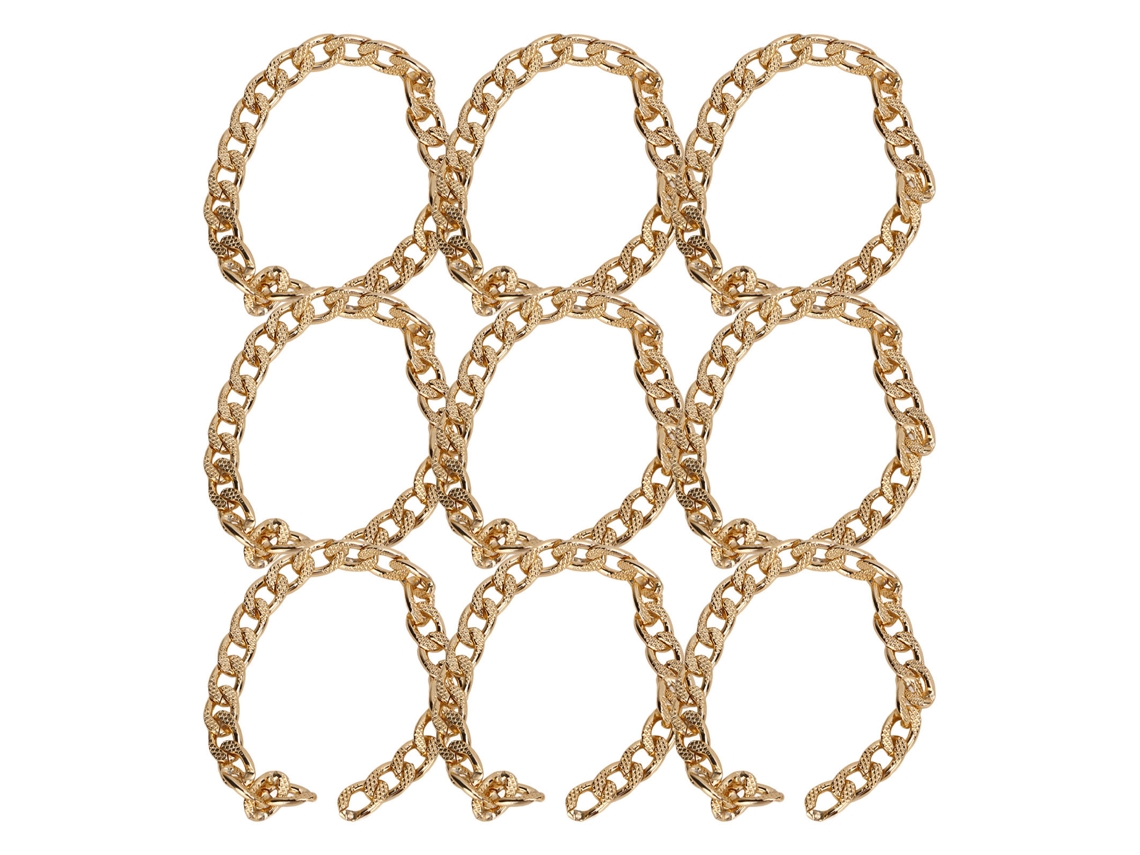 Cadena De Aluminio De 10 M Resistente A La Corrosión Para Aceras, Ideal Para La Fabricación De Joyas De Oro.