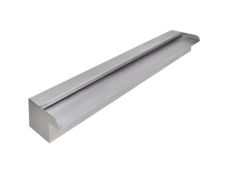 MAISON EXCLUSIVE - Fuente cascada rectangular piscina acero inoxidable 90 cm