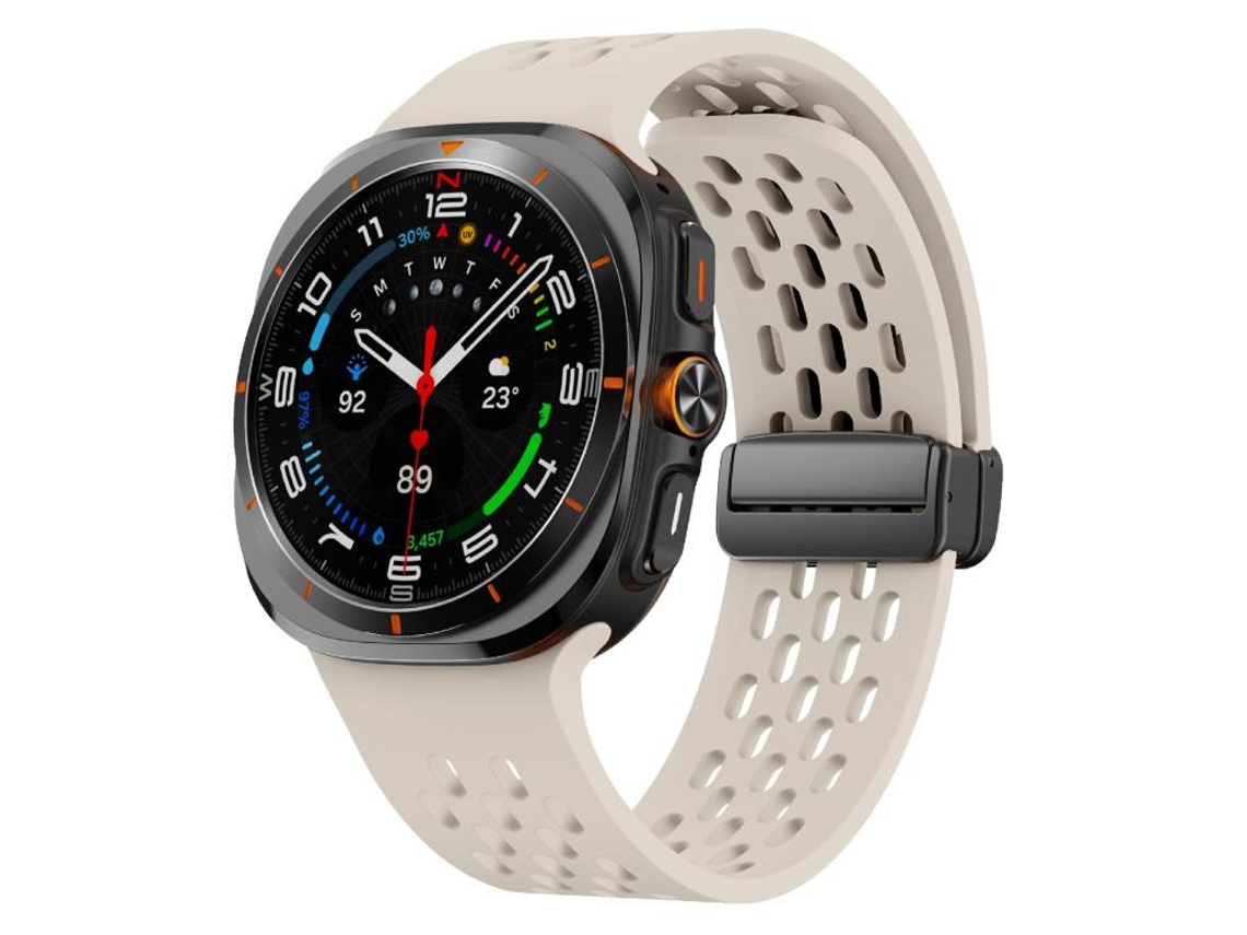Correa de malla de silicona magnética para Samsung Galaxy Watch Ultra CSYY (47 mm)