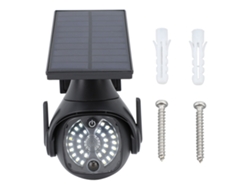 2026-luz Solar Con Sensor De Movimiento 300lm 3 Modos Impermeable Lámpara Simulada Cámara Para Jardín Patio Calle