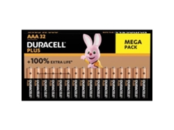 Pila Lr3 Aaa DURACELL Plus-Aaa Bp32 Alcalina 1 5 V 32 Unidades