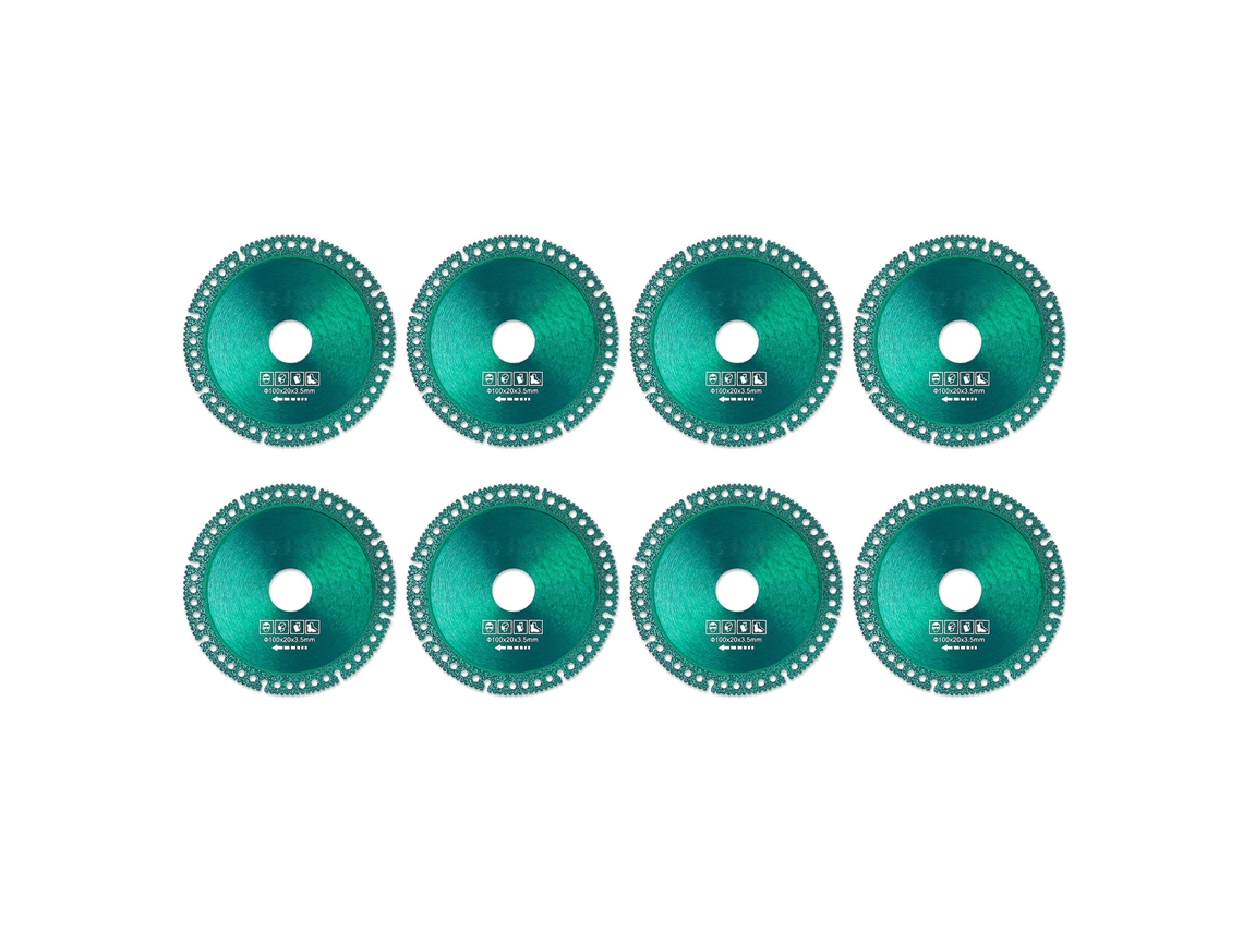 Hoja De Sierra Multifuncional De Diamante Para Cortar Tuberías De Cerámica Y Pvc (8 Unidades)