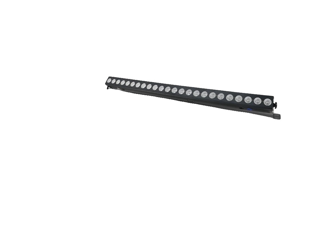 Foco escénico, control DMX512, 24 LEDs UV RGBWA de 12 W, control 6 en 1 de 1 píxel, enchufe europeo.