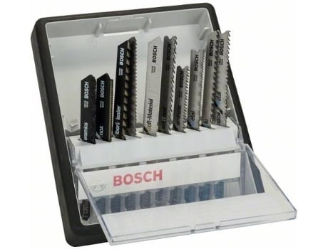 Conjunto de Láminas de Sierra de Calar BOSCH para Varios Materiales Especiales Robust Line - 10 Un - Vástago T