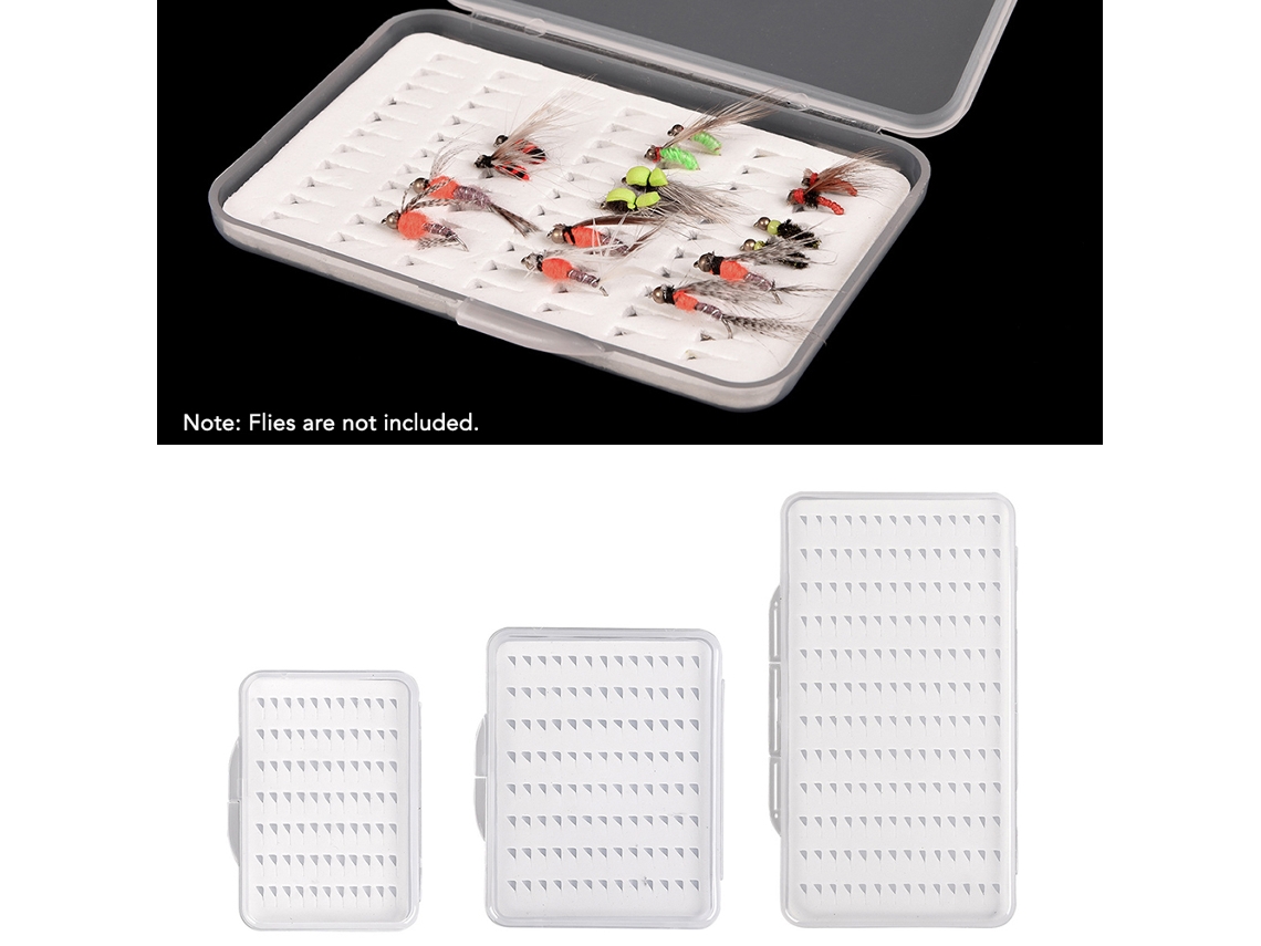 Caja organizadora para aparejos de pesca con mosca para truchas | Sin marca