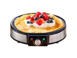 Crepera, Máquina de Hacer Crepes, BRIEBE CM1137, Antiadherente, Regulador Temperatura,