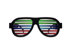 Gafas De Obstrucción Fotorreactivas 2025, Reactivas Al Sonido, Recargables Por Usb Para Festivales De Música Y Raves - Negro