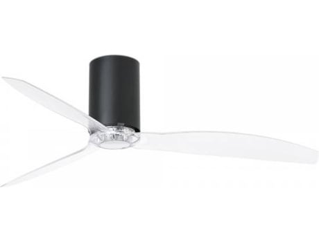 Ventilador de Techo FARO BARCELONA Mini Tube Negro (32 W - Diámetro 128 cm)