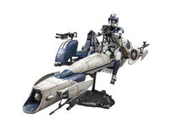 Figura Hot Toys TMS077 - Star Wars The Clone Wars - Heavy Weapons Clone Trooper Barc Speeder With Sidecar