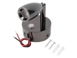 2026-lámpara De Lectura Para Rv Con Puerto Usb, 3 Temperaturas De Color, Regulable, Interruptor Táctil, Sconce De Pared, Dc12‑24v, Negro Placado