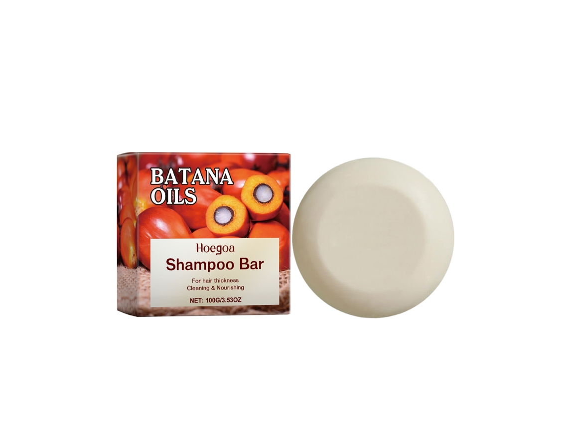 Champú sólido Batana para un cabello fuerte y saludable