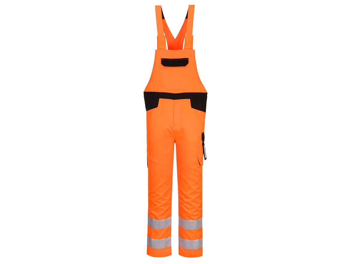 Peto Pw2 De Alta Visibilidad Para Una Seguridad Óptima Naranja Negro / Xxxl