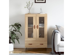 Lovely Home Armario Alto Derivados de Madera 69,5X31X115Cm Roble Sonoma